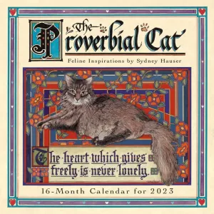 Proverbial Cat 2023 Wall Calendar