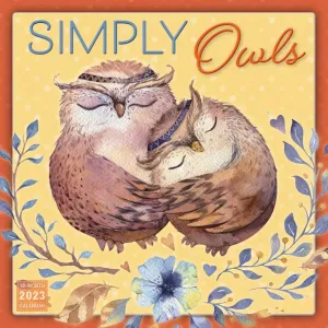 Simply Owls 2023 Wall Calendar