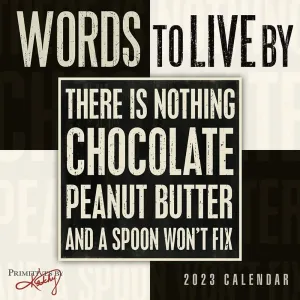 Words to Live By 2023 Mini Wall Calendar