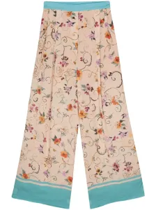 SEMICOUTURE - Edwina Flower Print Trousers #1292989