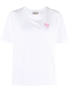 SEMICOUTURE - Logo Cotton T-shirt #64688