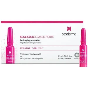 Sesderma - Acglicolic Classic Forte Anti-aging Ampoules : Anti-ageing and anti-wrinkle care 0.3 Oz / 10 ml