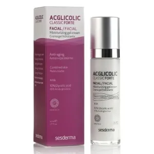 Sesderma - Acglicolic Classic Forte Moisturizing Gel Cream : Anti-ageing and anti-wrinkle care 1.7 Oz / 50 ml