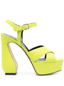 SI ROSSI - Leather Heel Sandals