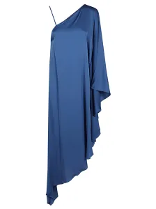 SILK95FIVE - Long Asymmetrical Silk Dress #1143308