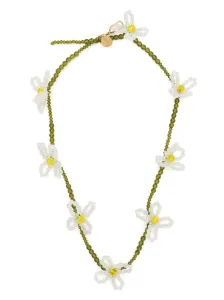 SIMONE ROCHA - Crystal Beaded Flower Necklace