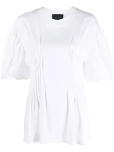 SIMONE ROCHA - Cotton Puff Tulle Sleeve T-shirt #43859
