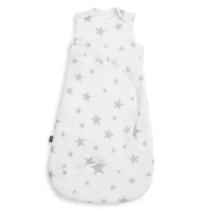 Snuzpouch Sleeping Bag, 2.5 Tog - Grey Star, 0-6m White