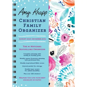 Amy Knapps Christian 2024 Family Organizer