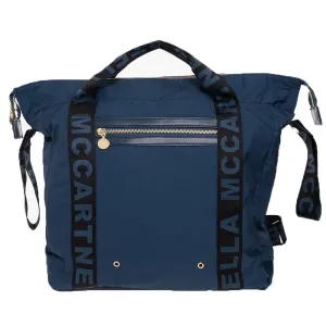Stella Mccartney Kids Strap Logo Changing Bag Blue One Size