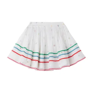Skirt 6 Ivory/colourful