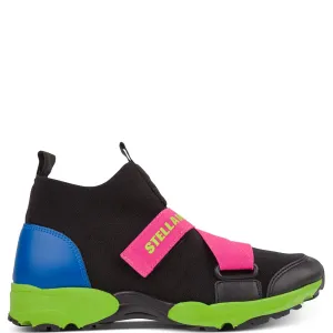 Stella Mccartney Girls Sock Sneakers Black EU 32 #11689