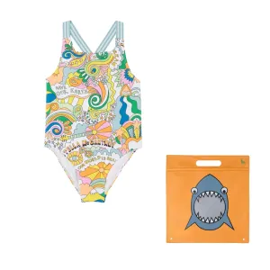 Swimsuit 10 Ivory/colourful