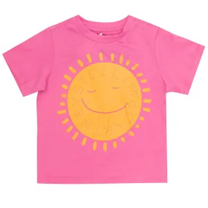 Stella Mccartney Baby Girls Sun Print T-shirt Pink 12M