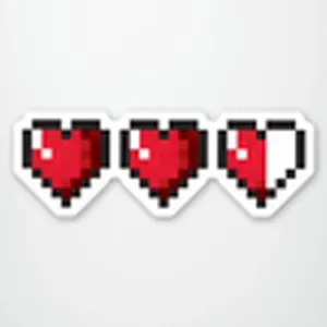 Gamer Hearts Sticker
