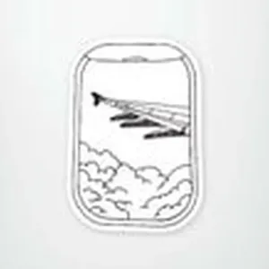 Plane Window Sticker