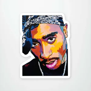 Tupac Shakur Sticker