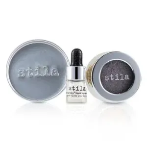 StilaMagnificent Metals Foil Finish Eye Shadow With Mini Stay All Day Liquid Eye Primer - Metallic Lavender 2pcs