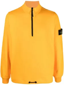 STONE ISLAND - Half-zip Cotton Sweatshirt #50660