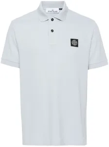 STONE ISLAND - Cotton Polo Shirt With Logo #1248194