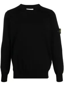 STONE ISLAND - Logo Cotton Sweater #1274326