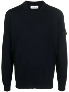 STONE ISLAND - Wool Pullover With Logo #1071050