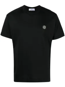 STONE ISLAND - Logo Cotton T-shirt #1241024