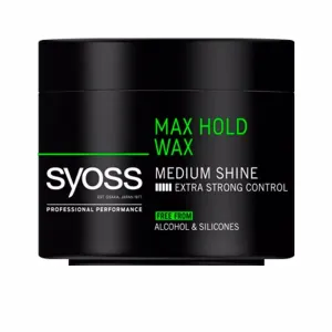 Syoss - Max Hold Wax Medium Shine : Hair care 5 Oz / 150 ml