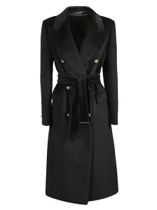 TAGLIATORE - Double-breasted Long Wool Coat #864969
