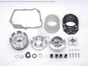 Takegawa SPECIAL CLUTCH  5-DISK KIT  WITH OIL FILTER FOR SPECIAL CLUTCH O 0201005