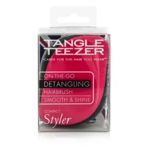 Tangle TeezerCompact Styler On-The-Go Detangling Hair Brush - # Pink Sizzle 1pc