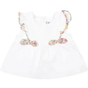 Tartine Et Chocolat Baby Girls Flower Dress White 1Y