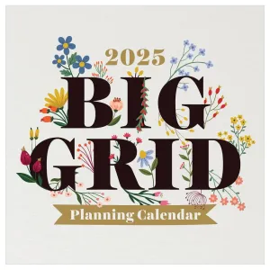 Big Grid 2025 Wall Calendar
