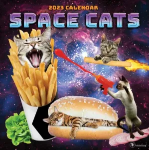Space Cats 2023 Wall Calendar