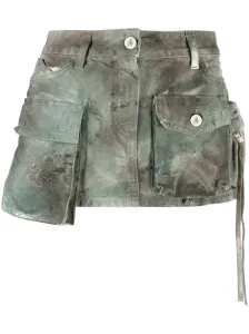 THE ATTICO - Fay Camouflage Denim Mini Skirt #1213046