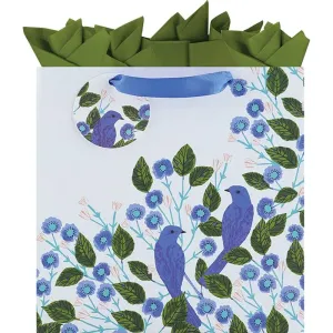 Blue Bird Medium Square Gift Bag