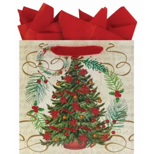Carol Around Christmas Tree Medium Gift Bag