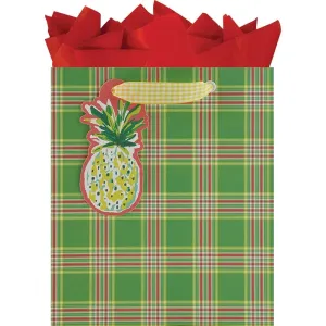 Dolce Vita Pineapple Plaid Small Gift Bag