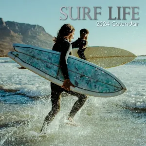 Surf Life 2024 Wall Calendar