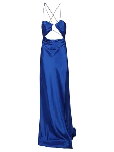 THE SEI - Asymmetric Silk Long Dress #1144259
