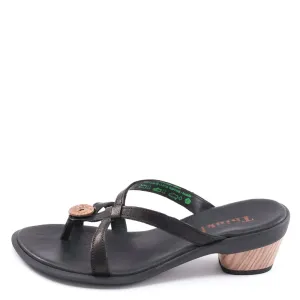 Think, 000535 Zaza Women`s heeled Sandals, black Größe 39 #849388