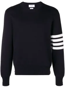 THOM BROWNE - 4bar Cotton Sweater