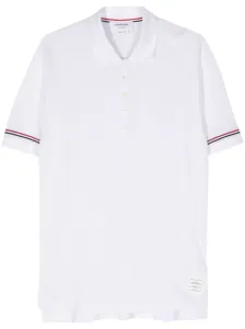THOM BROWNE - Cotton Polo Shirt #1266084