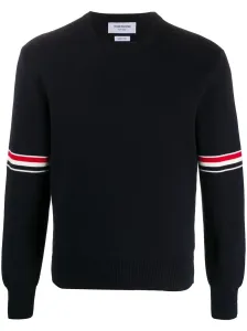 THOM BROWNE - Cotton Sweater With Logo #1256696