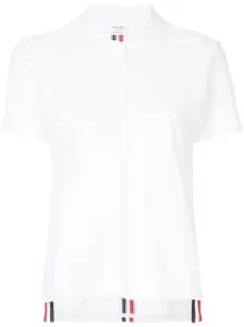 THOM BROWNE - Rwb Cotton Polo Shirt #1197036