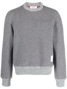 THOM BROWNE - Wool Sweater With Logo #1177817