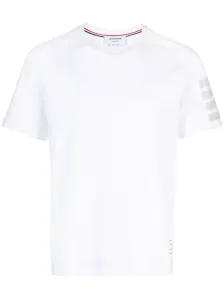 THOM BROWNE - 4bar Cotton T-shirt #1263750