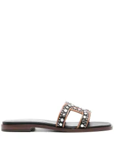 TOD'S - Leather Flat Sandals #1256775