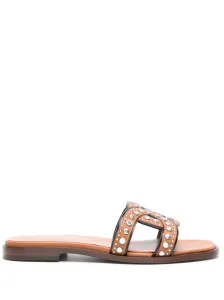 TOD'S - Leather Flat Sandals #1257983