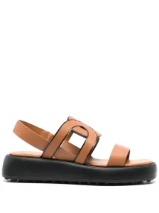 TOD'S - Leather Platform Sandals #1264399